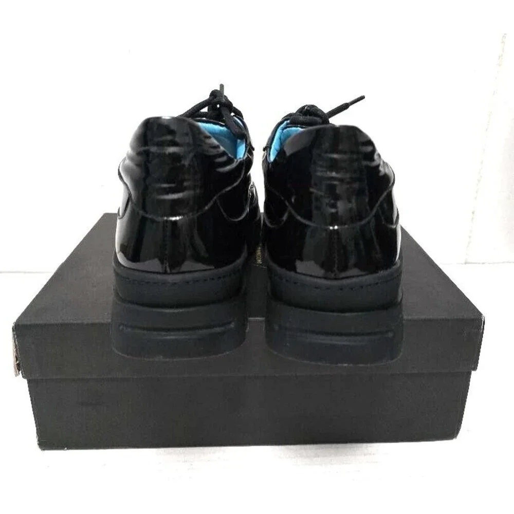 VALENTINA RANGONI MARACANA Women's Black Glove Leather Platform Shoes Sz…
